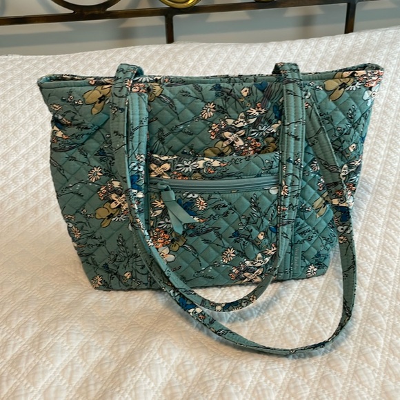 Vera Bradley Iconic Small Vera Tote in Sunlit Garden - Picture 11 of 11